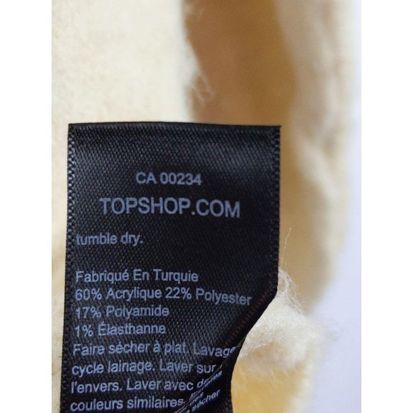 Topshop V-neck Oatmeal Beige Sweater - Picture 10 of 15